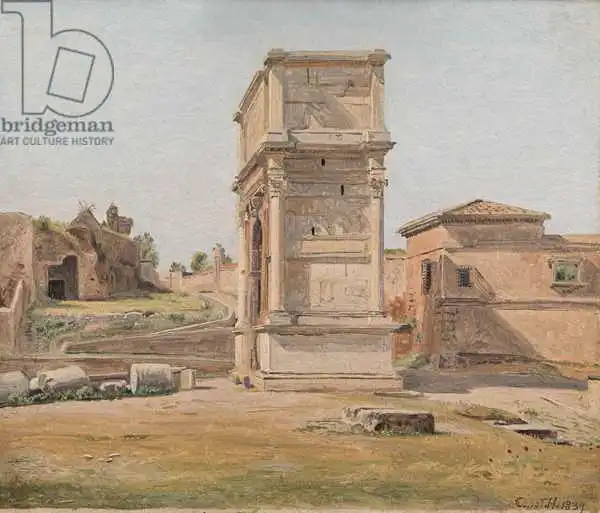 Hansen, Constantin: The Arch of Titus in Rome
