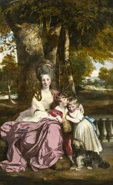 Reynolds, Joshua: Lady Elizabeth Delme and her Children, 1777-79