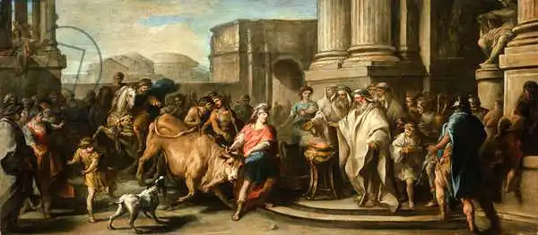Loo, Carle Van: Theseus Taming the Bull of Marathon