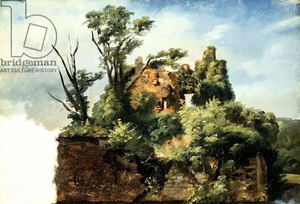 Valenciennes, Pierre Henri de: Landscape with Ruins, c.1782-5
