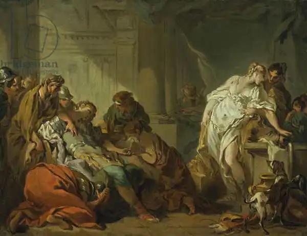 Boucher, Francois: Death of Meleager
