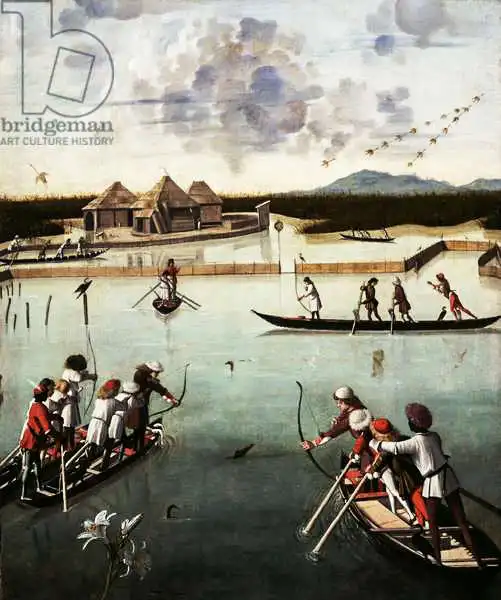 Carpaccio, Vittore: Hunting on the Lagoon, c.1490-5