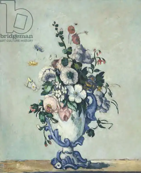 Cézanne, Paul: Flowers in a Rococo Vase