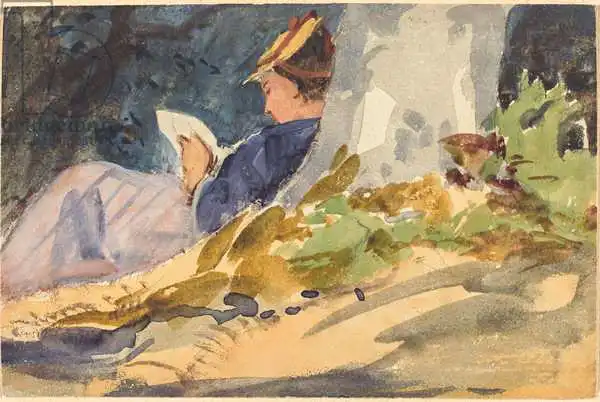 Sargent, John Singer: Resting, c.1880-1890