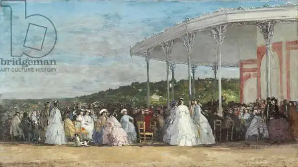 Boudin, Eugene Louis: Concerto al Casinò di Deauville