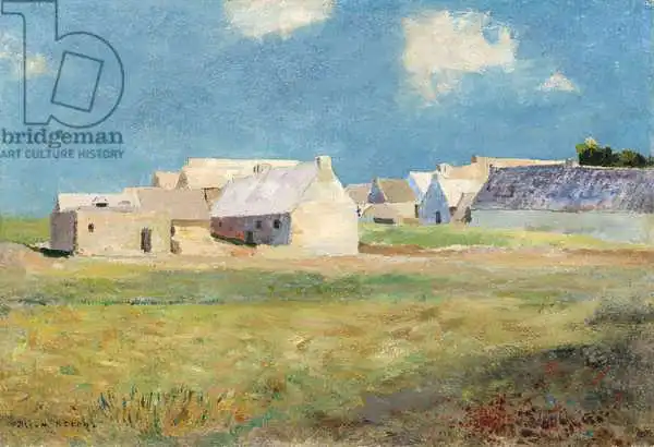Redon, Odilon: Village de Breton