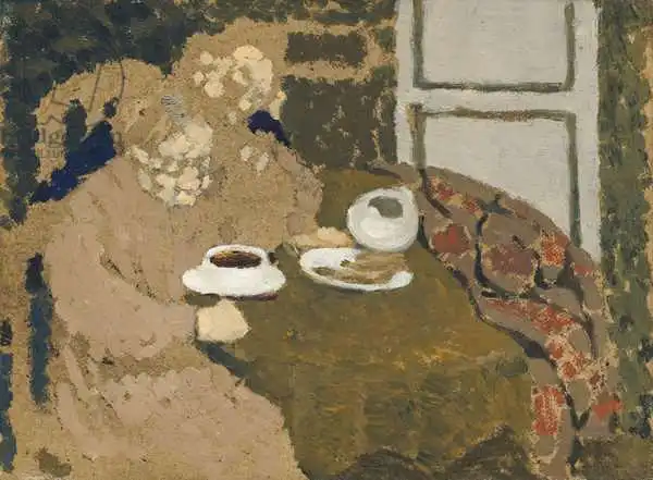 Vuillard, Edouard: Two Women Drinking Coffee