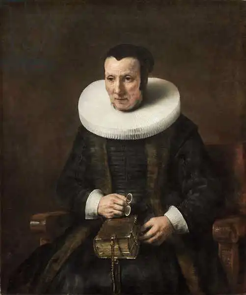 Rembrandt, van Rijn: Vieille dame avec un livre
