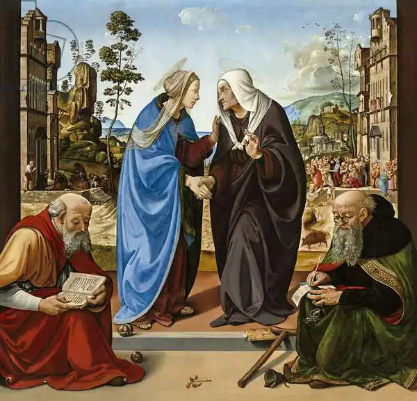 Cosimo, Piero di: Visitation with St. Nicholas and St. Anthony Abbot