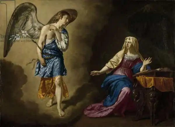 Velde, Adriaen van de: The Annunciation