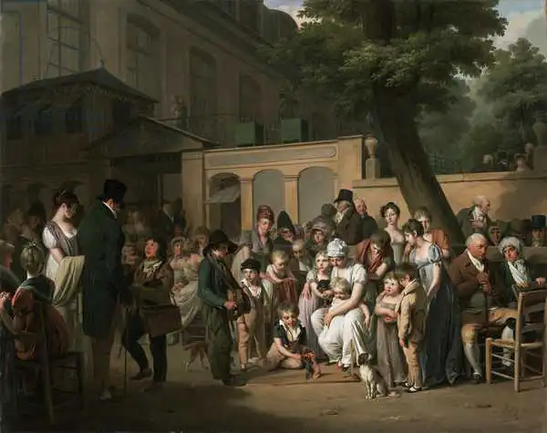 Boilly, Louis-Leopold: Entrance to the Jardin Turc