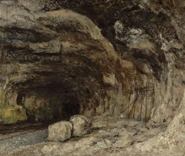 Courbet, Gustave: Grotto of Sarrazine near Nans-sous-Sainte-Anne