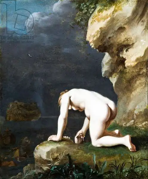 Poelenburgh, Cornelis: La dea Calipso soccorre Ulisse