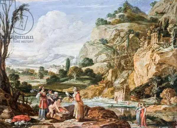 Breenbergh, Bartholomeus: The Finding of Moses