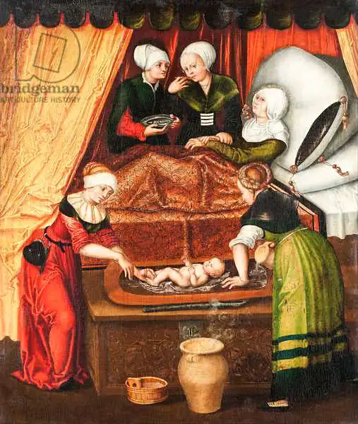 Cranach, Lucas: Geburt der Jungfrau Maria