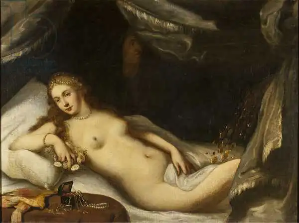 Italian school (16th century): Danae and the Shower of Gold