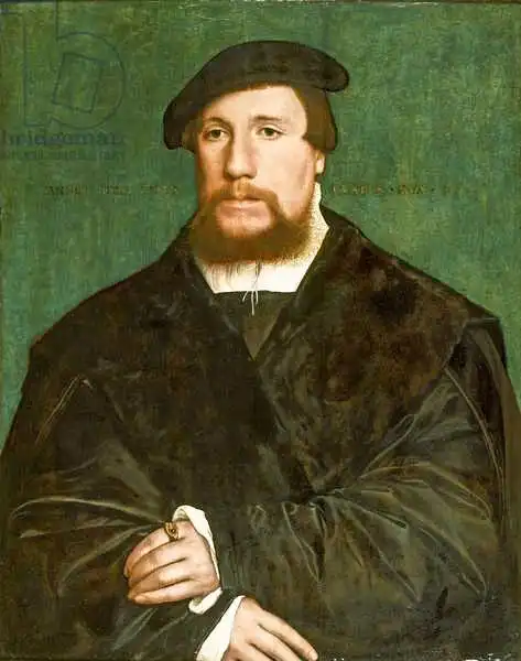 Holbein, Hans , the younger: Portrait of a Hanseatic Merchant