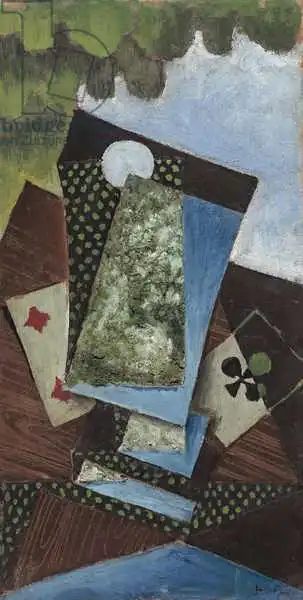 Gris, Juan: Ace of Clubs and Four of Diamonds