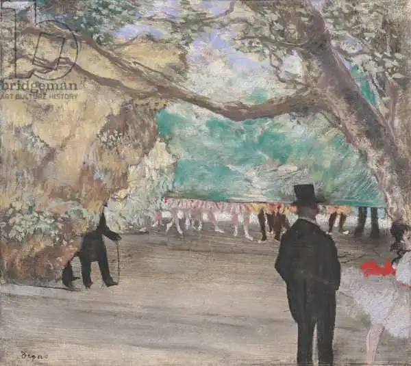 Degas, Edgar: Il sipario
