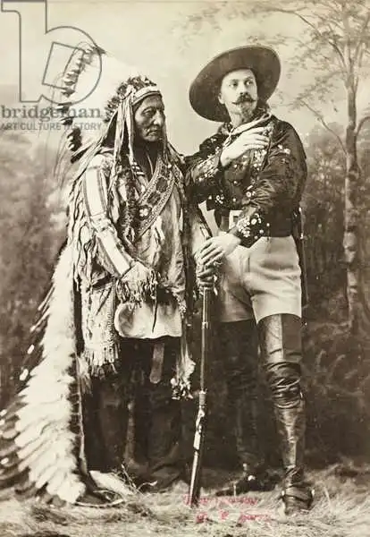 Canadian photographer: Sitting Bull and Buffalo Bill