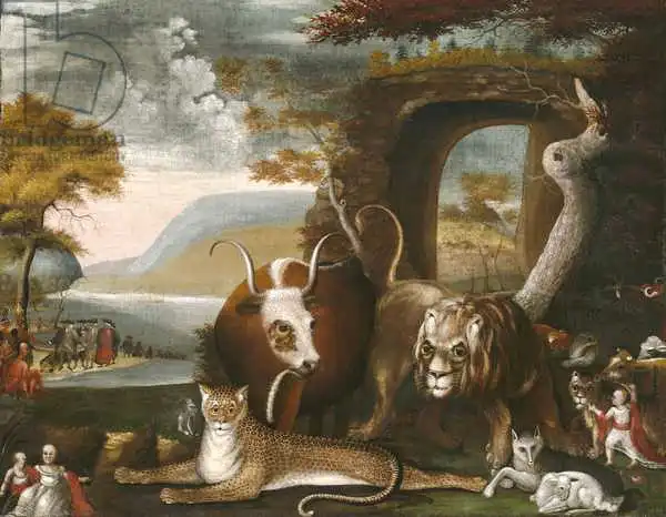 Hicks, Edward: The Peaceable Kingdom and Penn’s Treaty