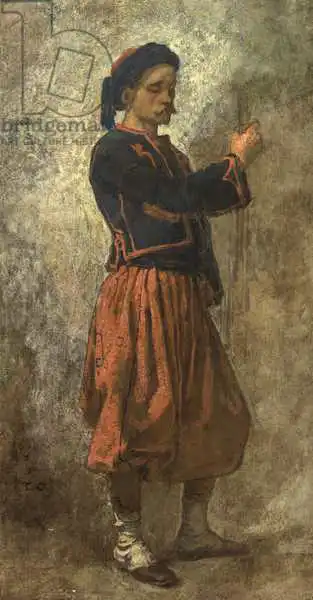 Couture, Thomas: A Zouave, 1856-62