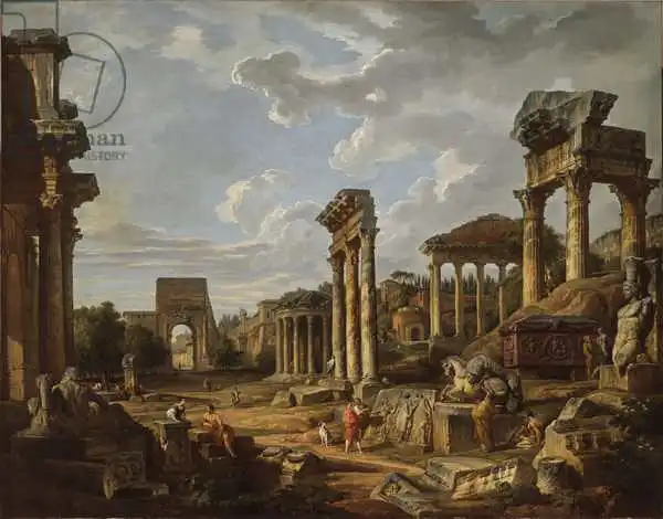 Pannini, Paolo Giovanni: A Capriccio of th...