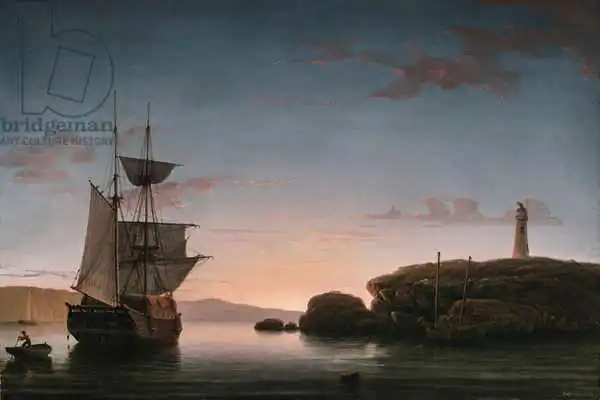 Lane, Fitz Henry: Faro de Camden, Maine