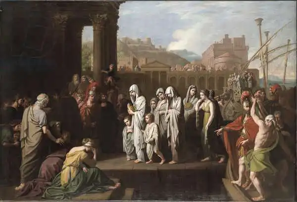 West, Benjamin: Agrippina Landing at Brundisium with the Ashes of Germanicus