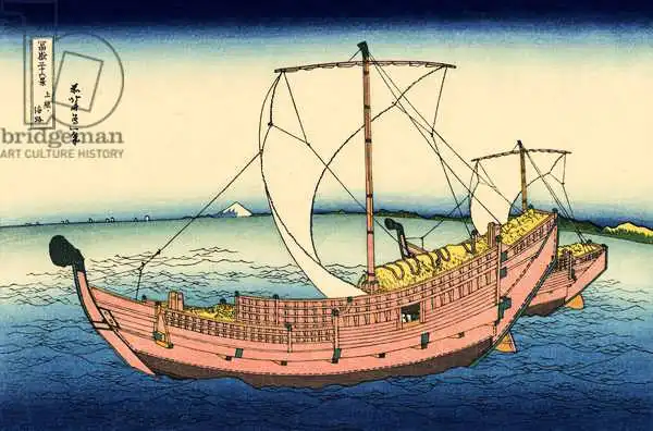 Hokusai, Katsushika: The Kazusa sea route