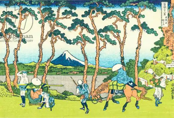 Hokusai, Katsushika: Hodogaya on the Tokaido
