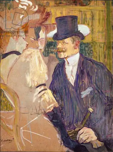 Toulouse-Lautrec, H.: The Englishman at the Moulin Rouge