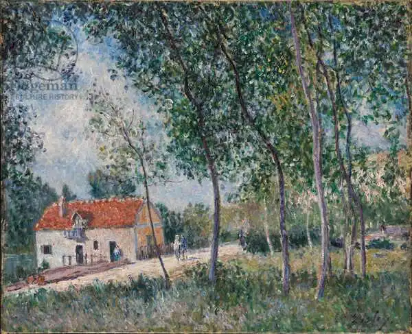 Sisley, Alfred: Road from Moret to Saint-MammA?s