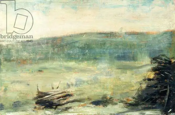 Seurat, Georges: Landscape at Saint-Ouen, 1878-79