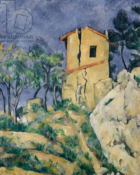 Cézanne, Paul: The House with the Cracked Walls, 1892-94
