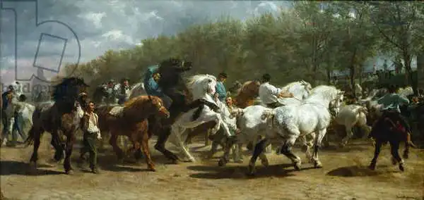 Bonheur, Rosa: The Horse Fair, 1852-55