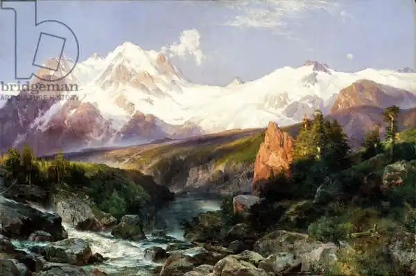 Moran, Thomas: The Teton Range