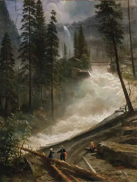 Bierstadt, Albert: Nevada Falls, Yosemite, 1872 or 1873