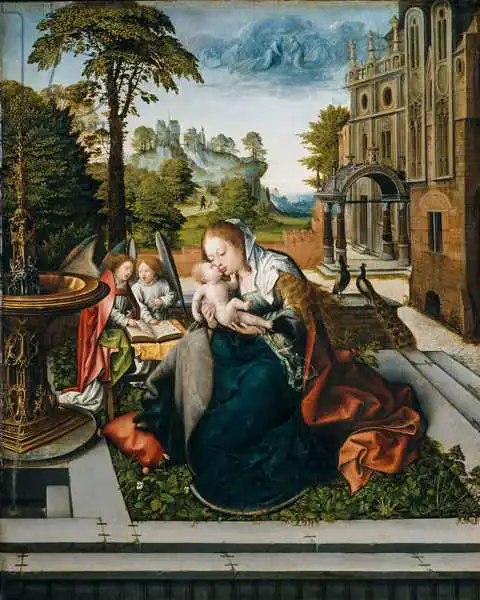 Orley, Bernard van: Virgin and Child with Angels