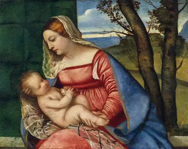 Tizian: Madonna and Child