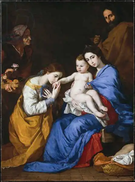 Ribera, P.: The Holy Family with Saints Anne and Catherine of Alexandria