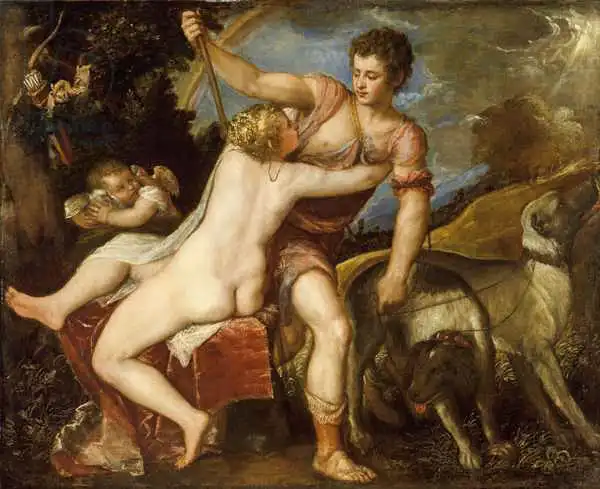Tizian: Vénus et Adonis
