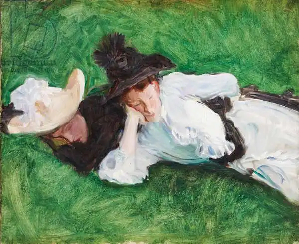 Sargent, John Singer: Two Girls on a Lawn