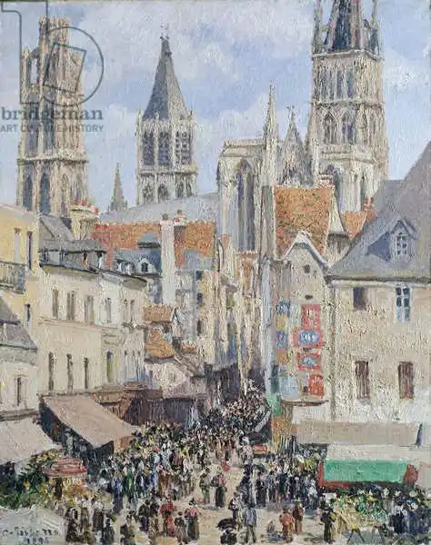 Pissarro, Camille: Rue de Épicerie , Rouen