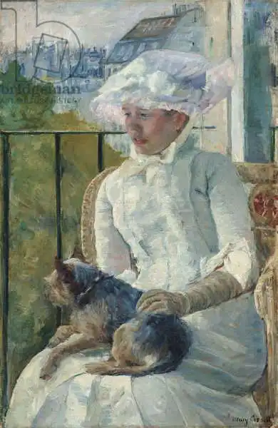 Cassatt, M. S.: Young Girl at a Window, c.1883-84