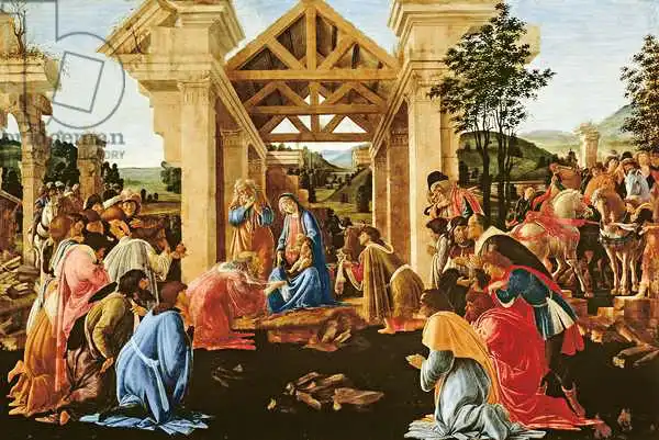 Botticelli, Sandro: Die Anbetung der Magier, ca. 1478-82