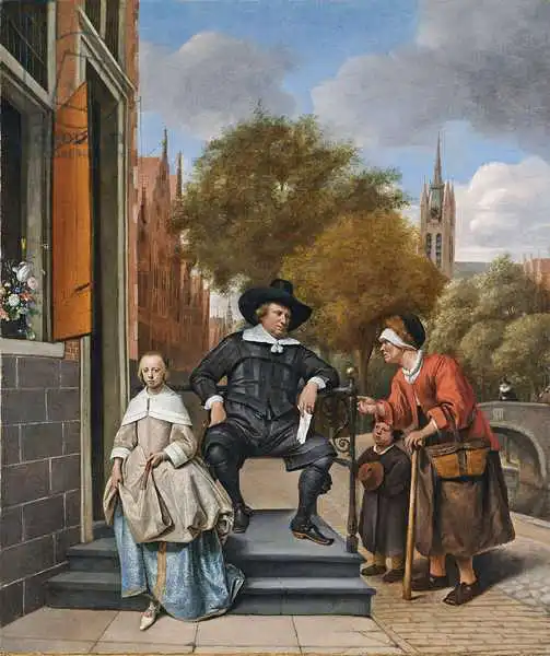 Steen, Jan Havicksz: The Burgher of Delft and his Daughter
