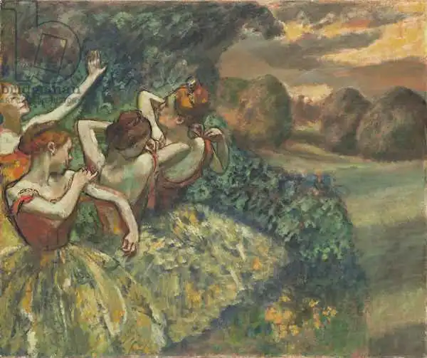 Degas, Edgar: Quattro ballerini