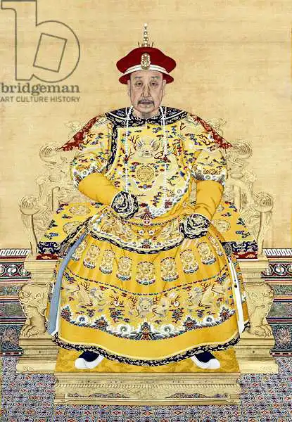 Chinese school (18th century): Emperor Qianlong in Old Age (1711-1799)