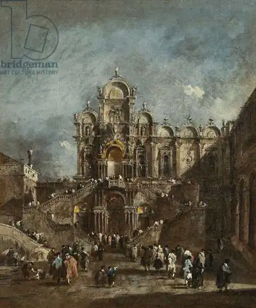 Guardi, Francesco: Temporary Tribune in the Campo San Zanipolo, Venice